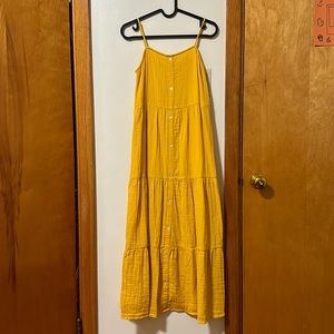 PETITE Loft Outlet Maxi linen dress XXSP